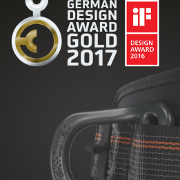 Gurtlinie „IGNITE SERIES“ von SKYLOTEC mit German Design Award ausgezeichnet